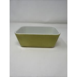 Pyrex Green 1.5 Pint Refrigerator Dish #502 No Lid USA Vintage 1
